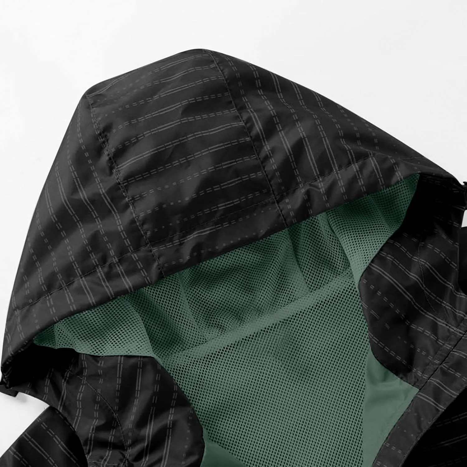 Men's Sports Shell Jacket Lightweight Windbreaker Outdoor Recreation Coat Color Block Breathable Raincoat Shell