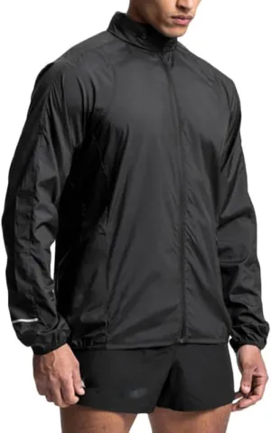 Men's Windbreaker Jacket -fashion jacket zipper night reflection men sports outdoor windbreak jacket
