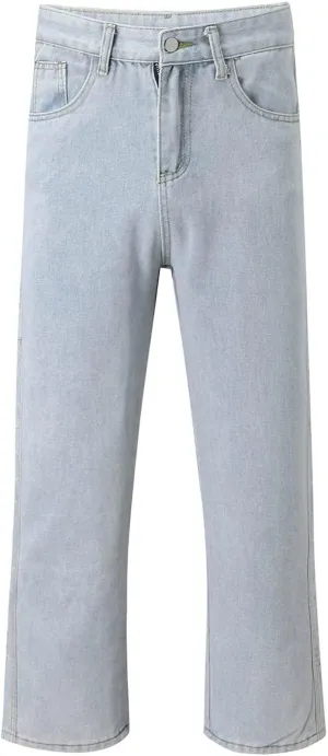 Men's Work Jeans Men's Lightweight Trousers Men's Straight Fit Jeans Slim Fit Stretch Jeans Trousers Jogging Pants