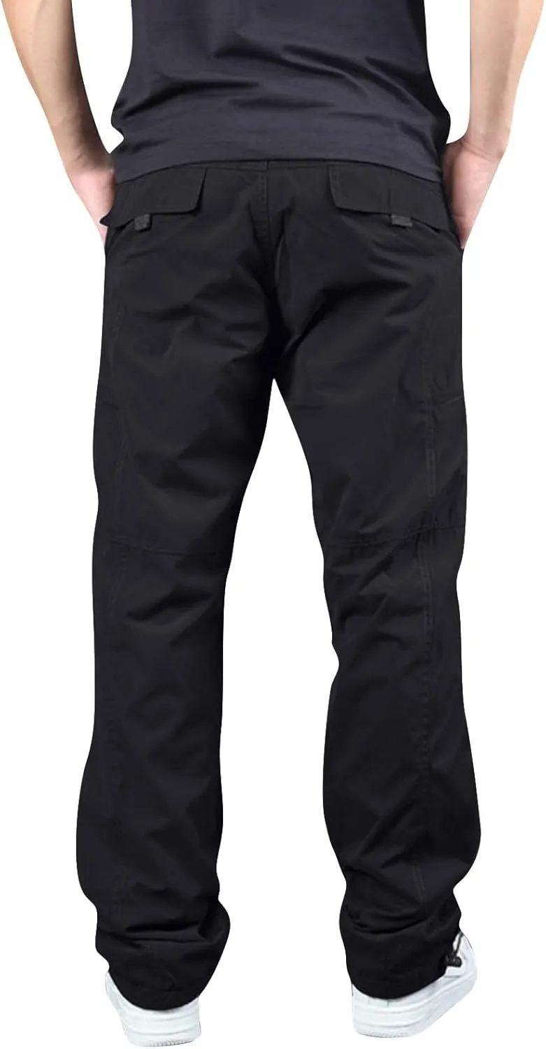 Men's Work Pants Work Baggy Water Resistant Classic Military Tactical Breathable Joggers