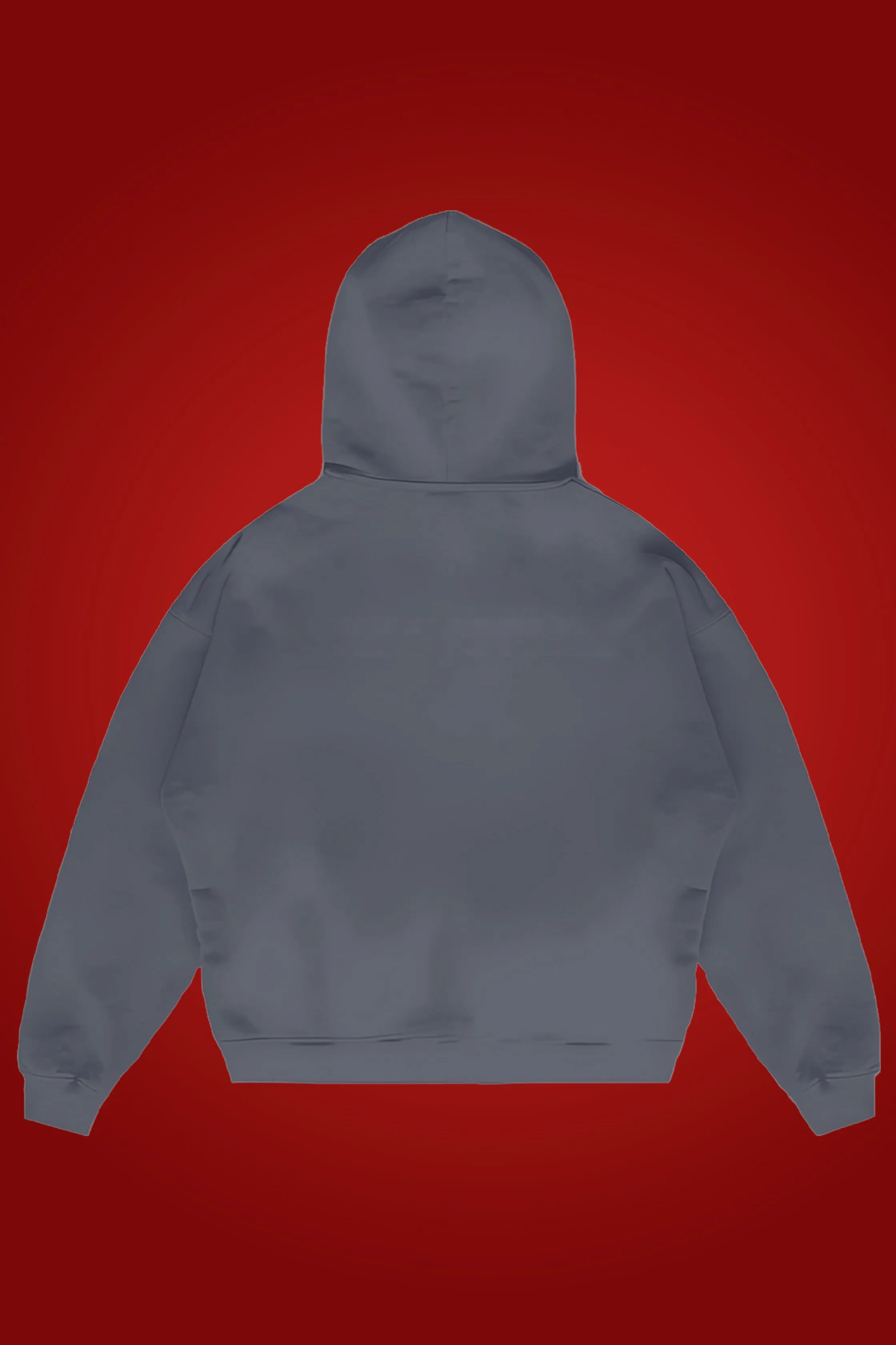 [MINOR FAULT] STEEL GRAY OVERSIZED HOODIE