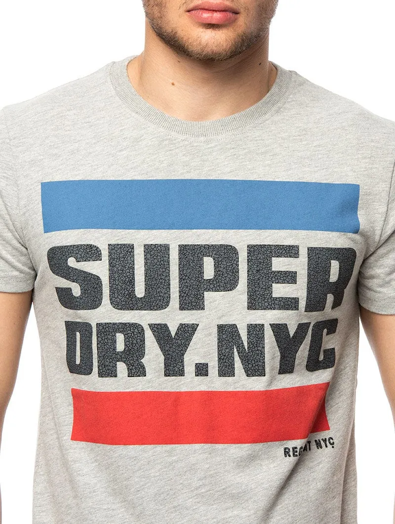 NYC TAB T-SHIRT IN GREY