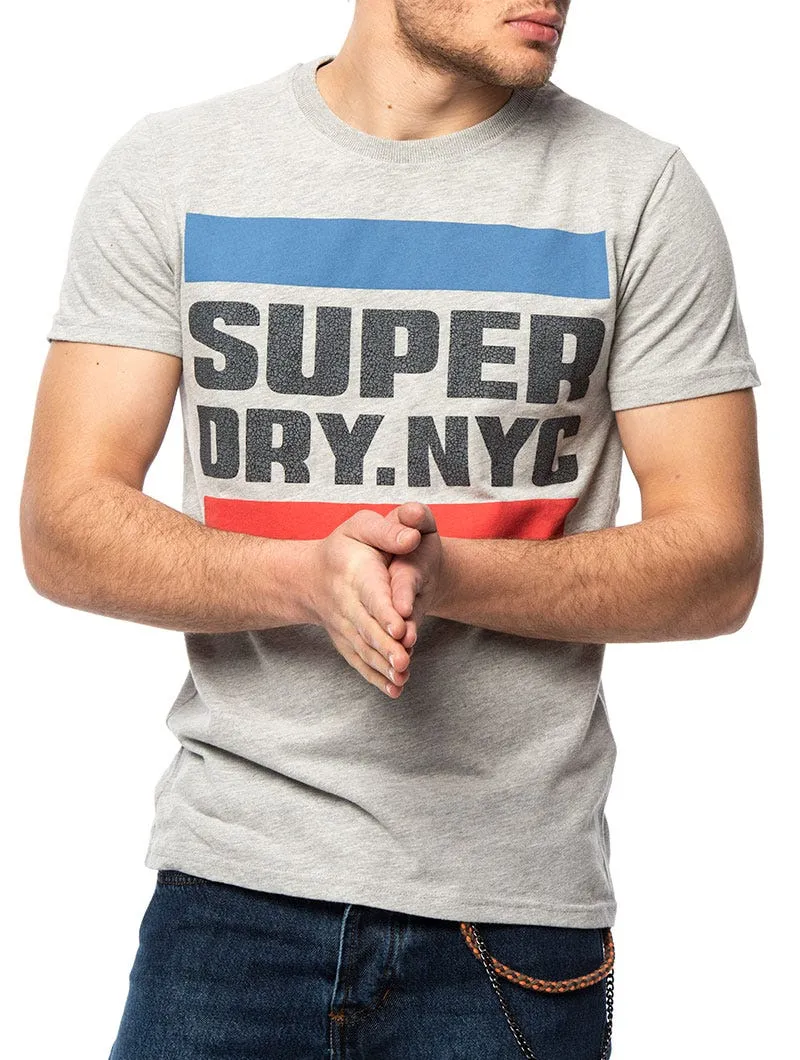 NYC TAB T-SHIRT IN GREY