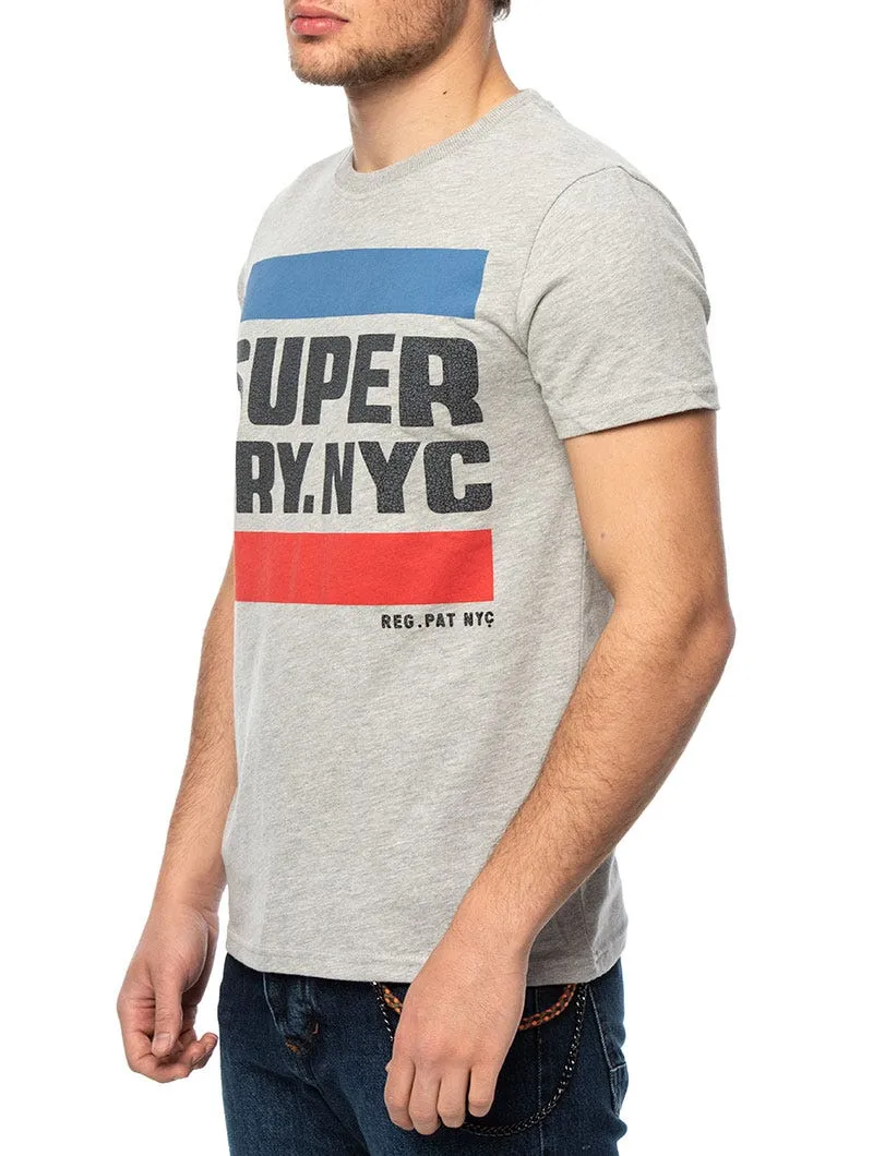 NYC TAB T-SHIRT IN GREY