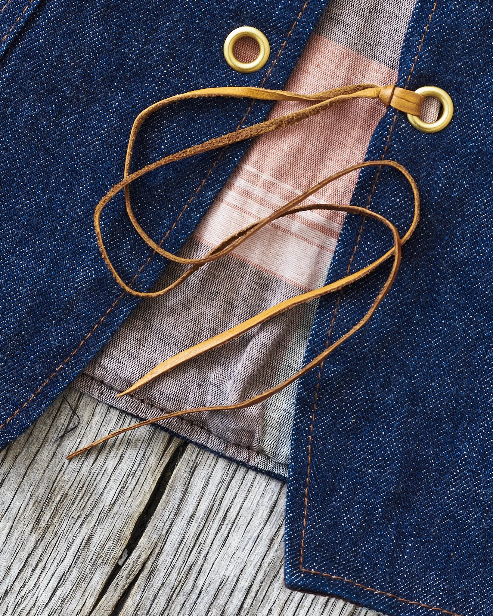 OrSlow 9029 Hippie's Reversible Denim Vest (Unisex)