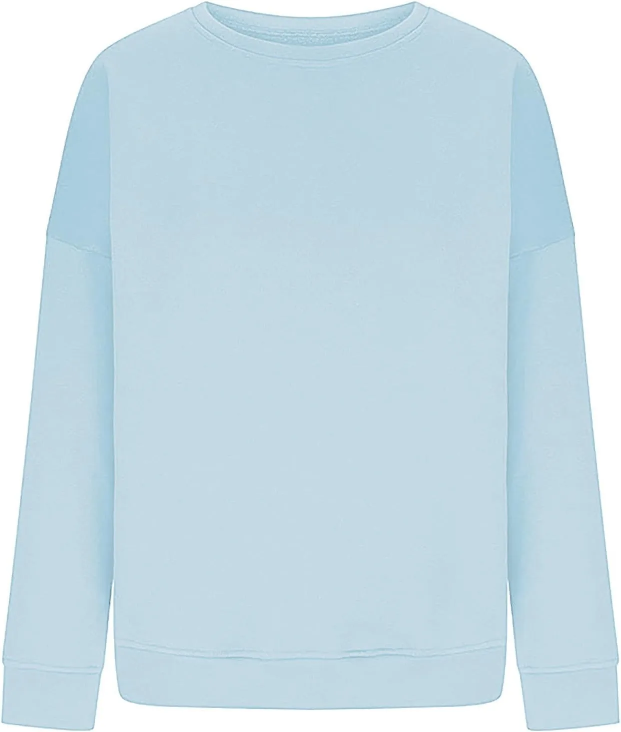 Oversized Crewneck Sweatshirt Women Fall Pullover Fleece Long Sleeve Shirts Teen Girls Cute Sweater Preppy Clothes