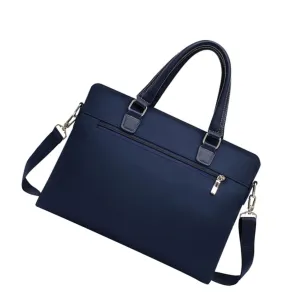 Oxford Cloth Men' Handheld Business Bag Waterproof Laptop Briefcase for Travel Leisure and Work Stylish Shoulder Bag for Professionals/1358
