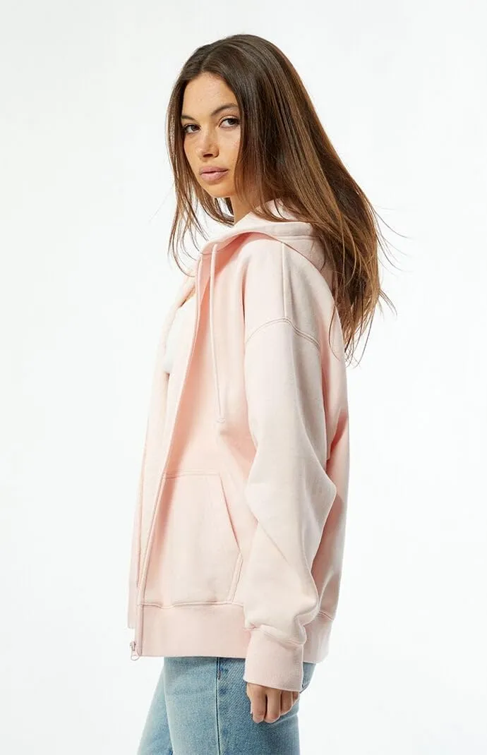 PacSun Women's Solid Zip Up Hoodie