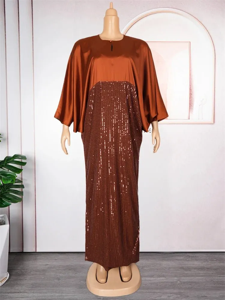 Plus Size Long Dresses For Women African Traditional Party Evening Gowns Luxury Africa Clothing Loose