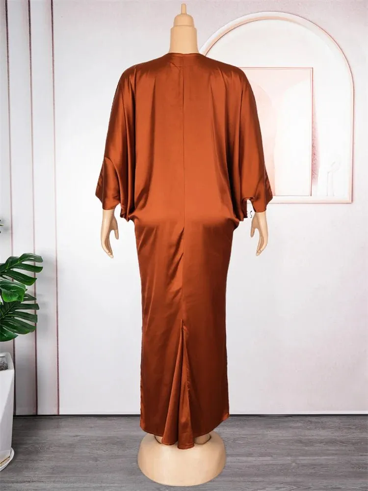 Plus Size Long Dresses For Women African Traditional Party Evening Gowns Luxury Africa Clothing Loose