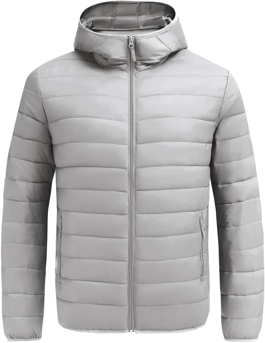Puffer Jacket for Men Lightweight Packable Winter Warm Coat Thickened Temperament Fashion Down Jackets Big and Tall