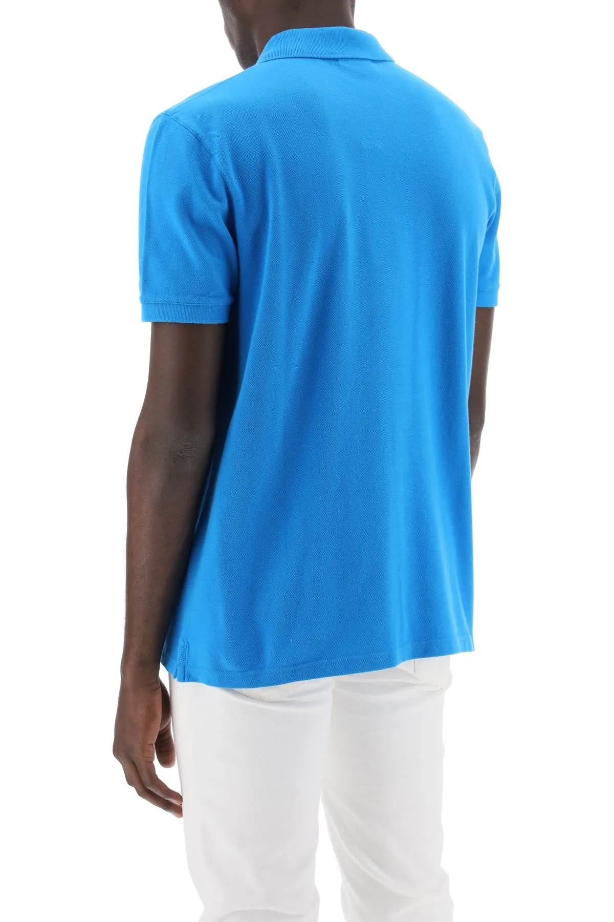 "fox head patch polo shirt"
