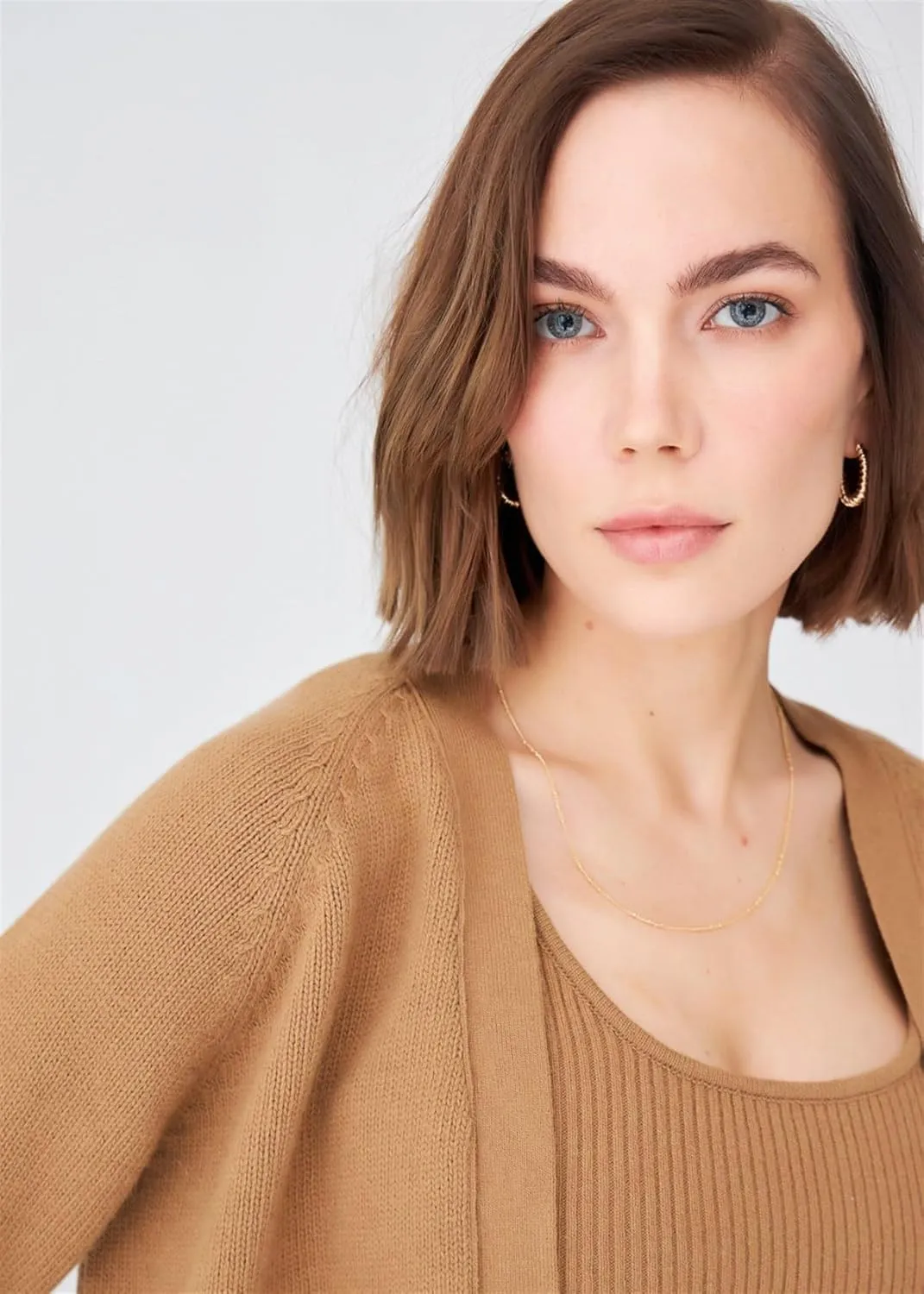 Raglan Sleeve Cashmere Blend Short Women's Knitwear Bolero