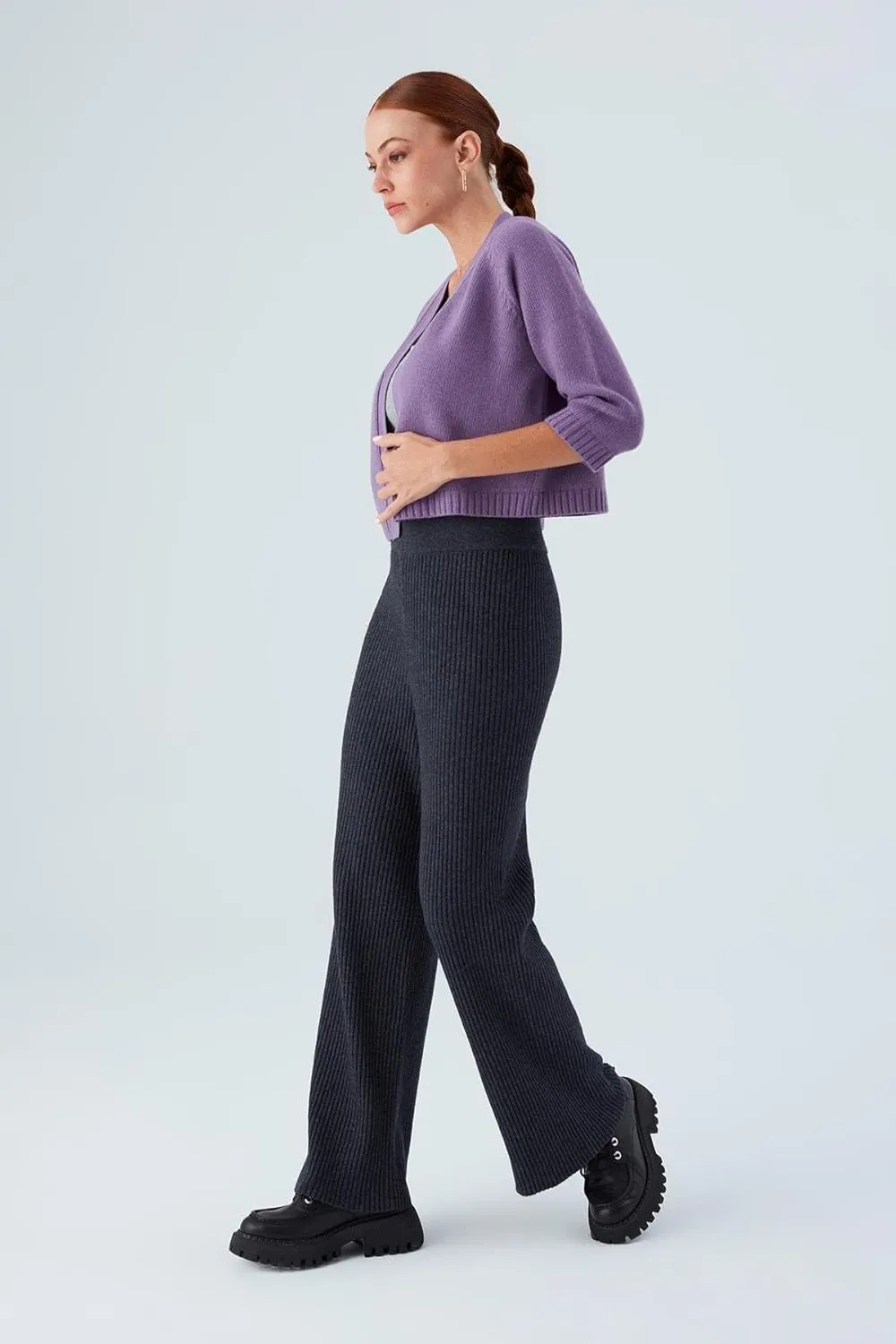 Raglan Sleeve Cashmere Blend Short Women's Knitwear Bolero