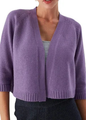 Raglan Sleeve Cashmere Blend Short Women's Knitwear Bolero