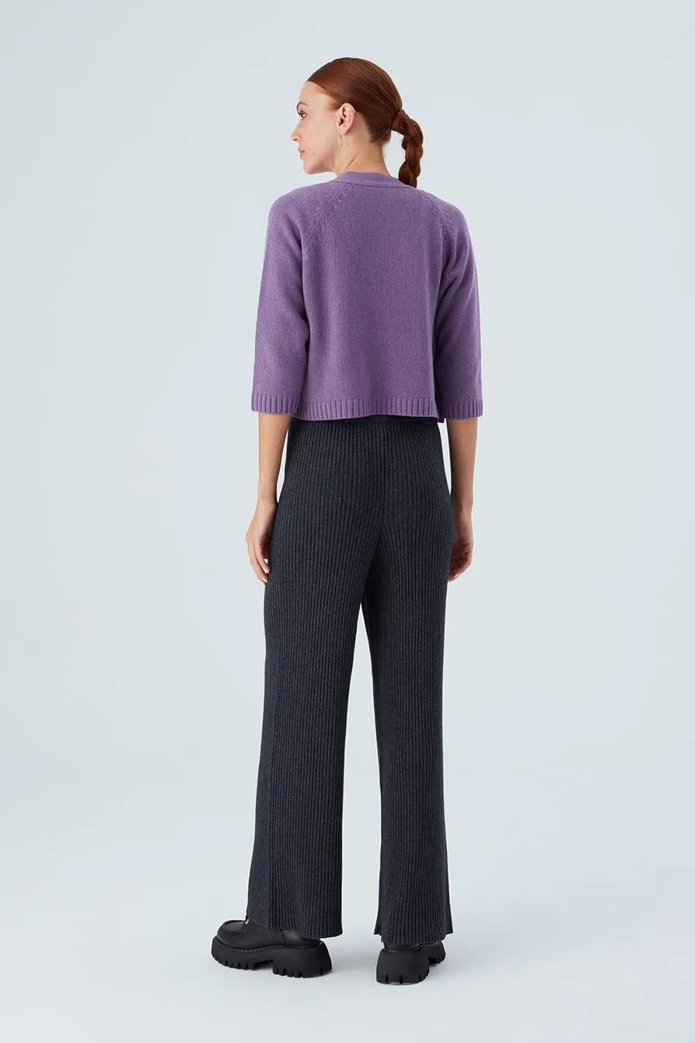 Raglan Sleeve Cashmere Blend Short Women's Knitwear Bolero