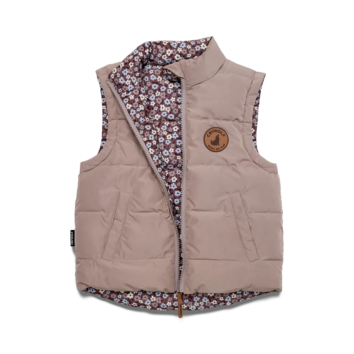 Reversible Vest Flower Fields