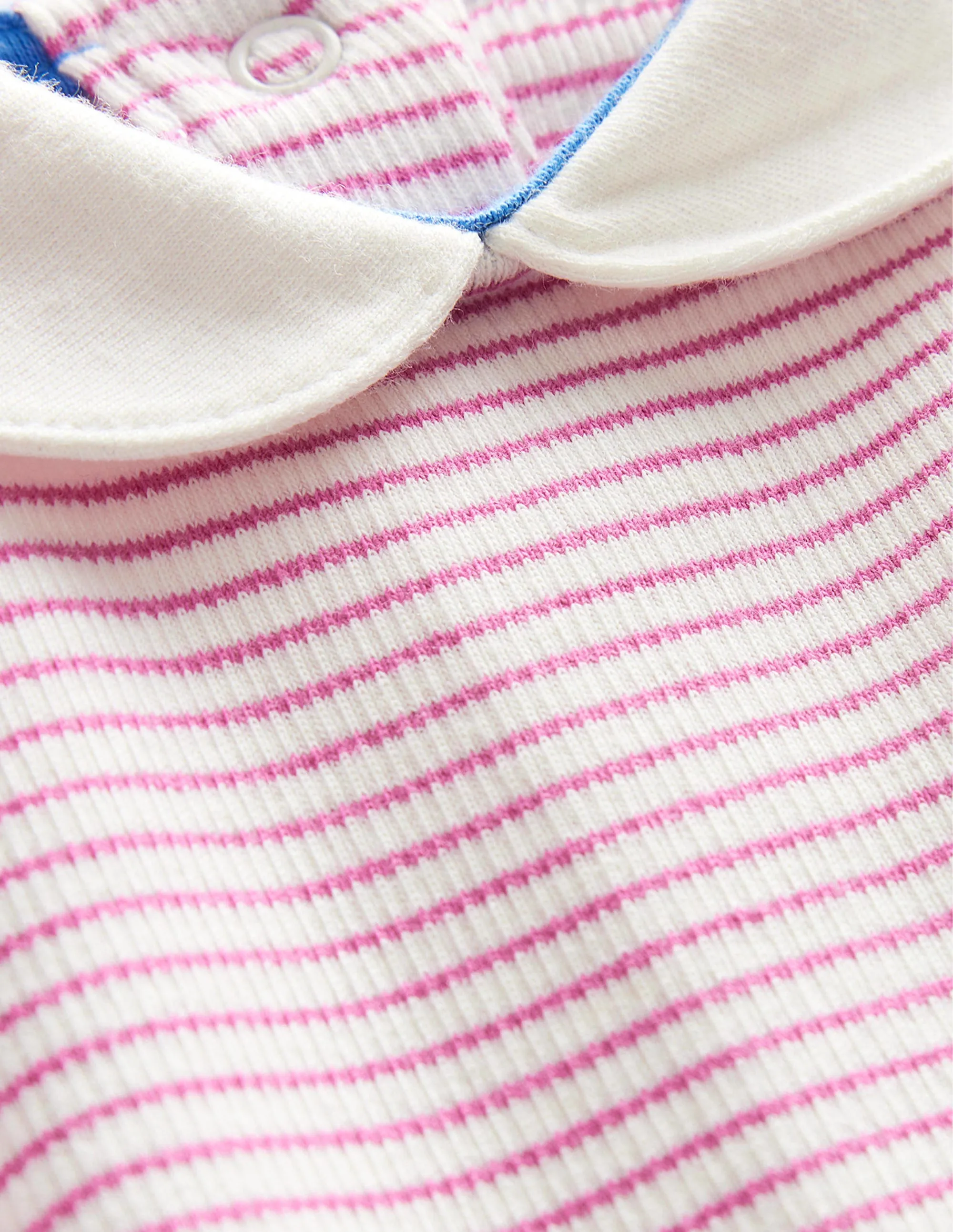 Ribbed Body-Ivory/Pink