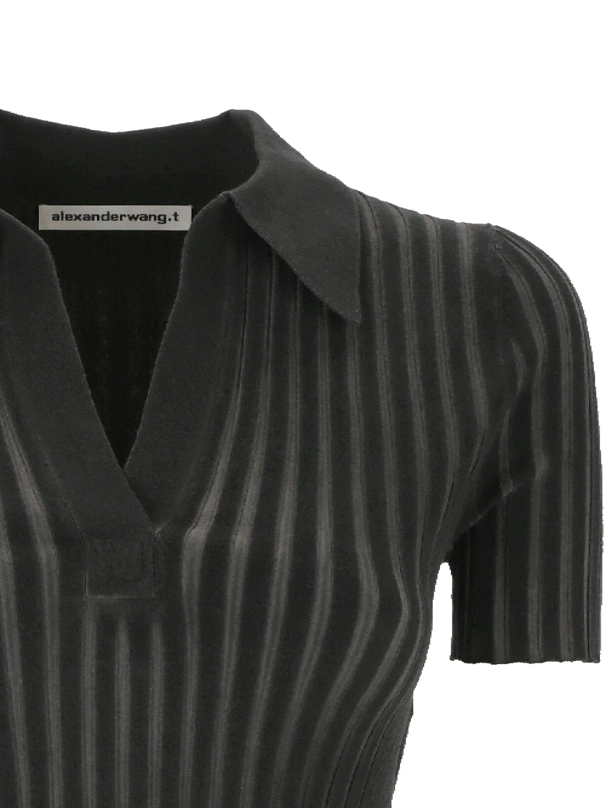 Ribbed Short Sleeve Pullover