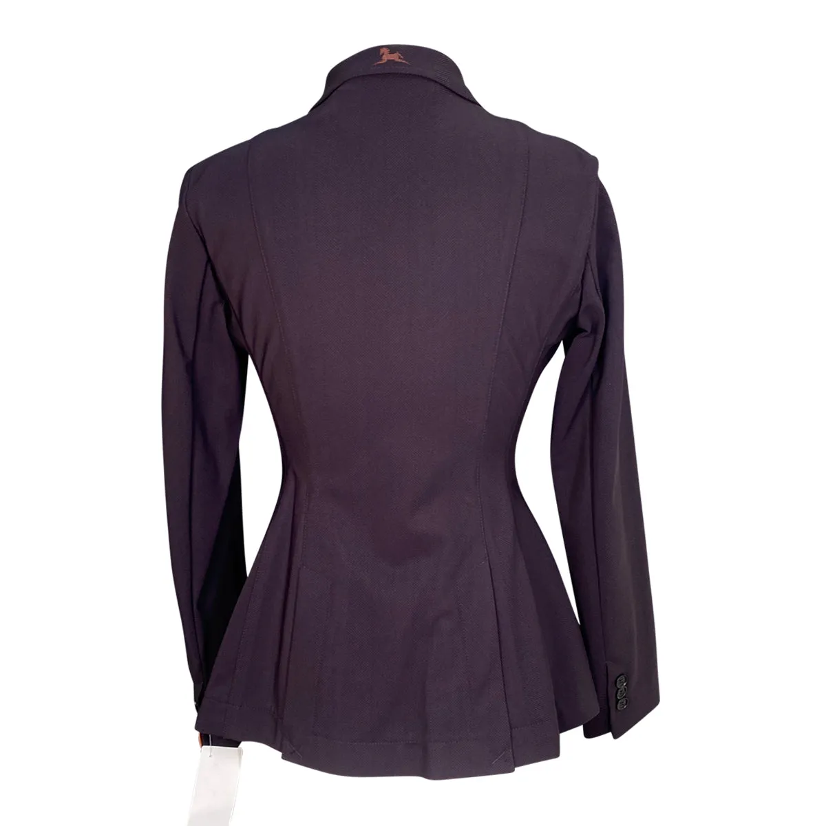 RJ Classics 'Palermo' Orange Label Show Coat in Merlot Herringbone - Women's 00R