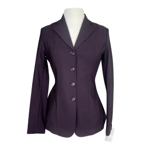 RJ Classics 'Palermo' Orange Label Show Coat in Merlot Herringbone - Women's 00R