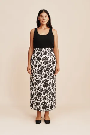 ROMEO SKIRT - NOIR BLOOM