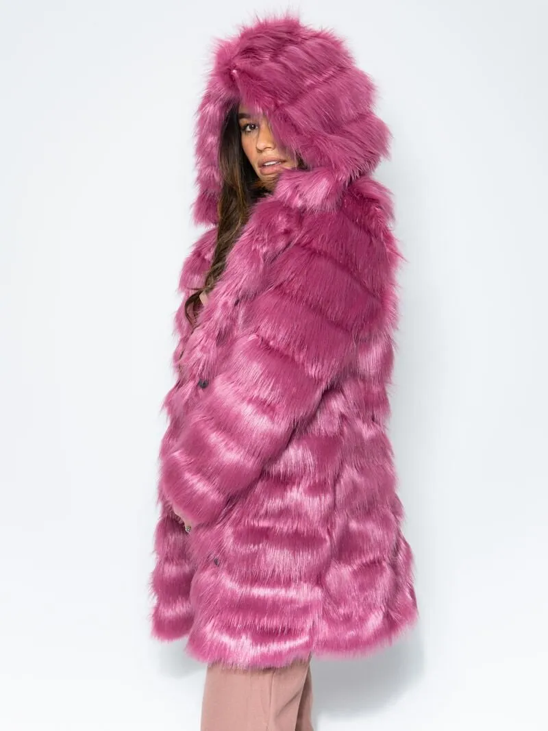 Rose Finch Collector Edition Faux Fur Coat