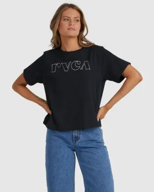 RVCA CURL KEYLINE TEE