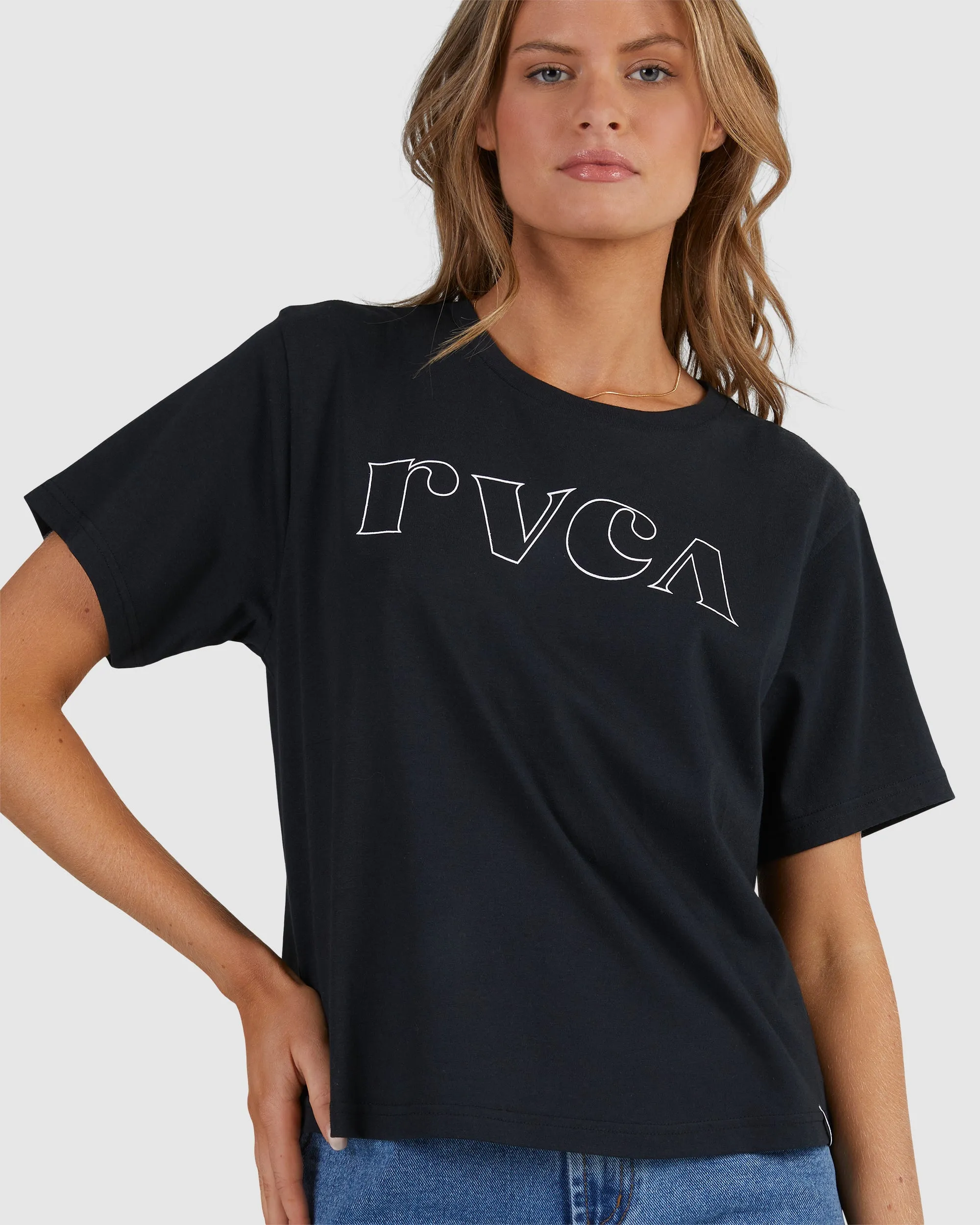 RVCA CURL KEYLINE TEE
