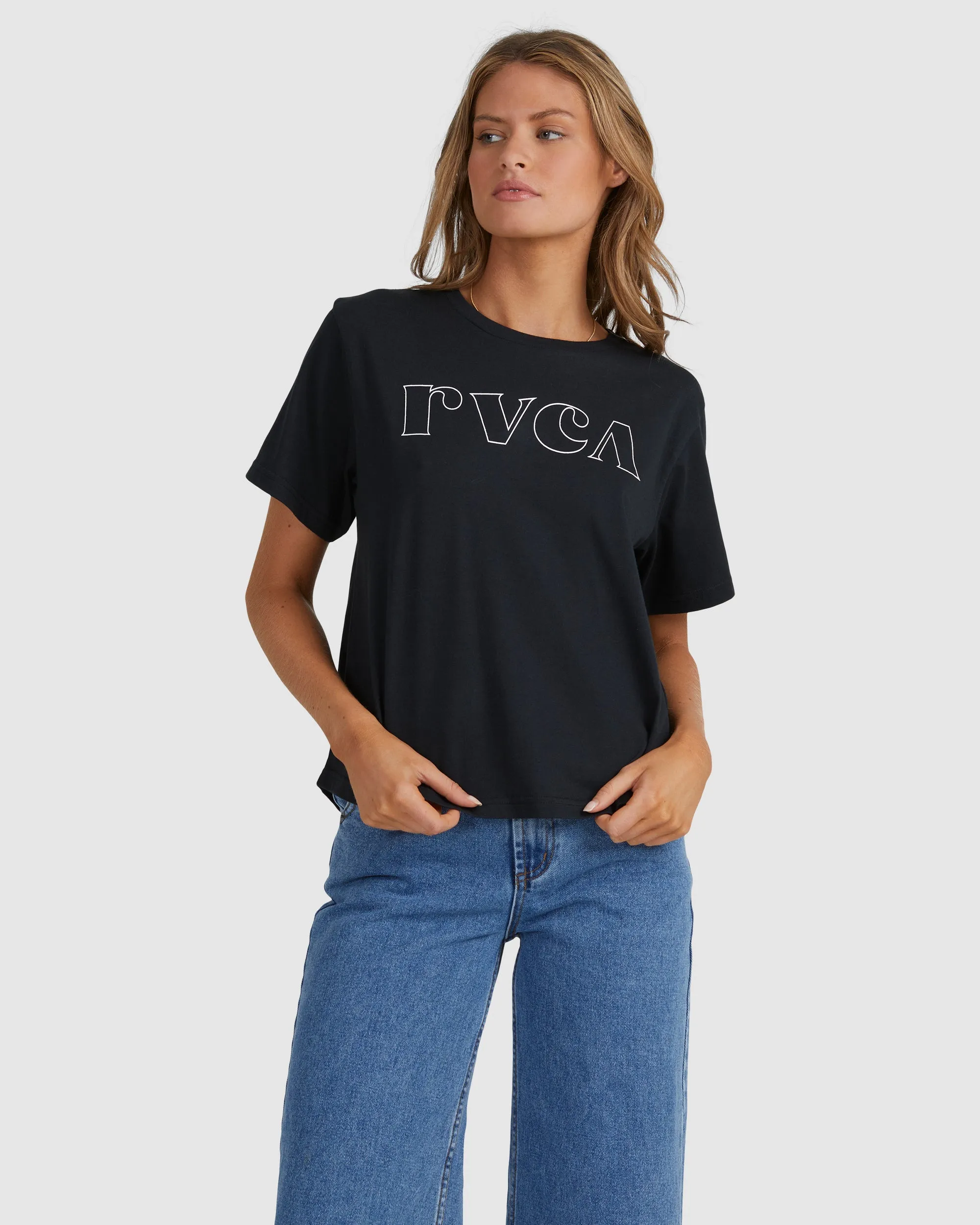 RVCA CURL KEYLINE TEE