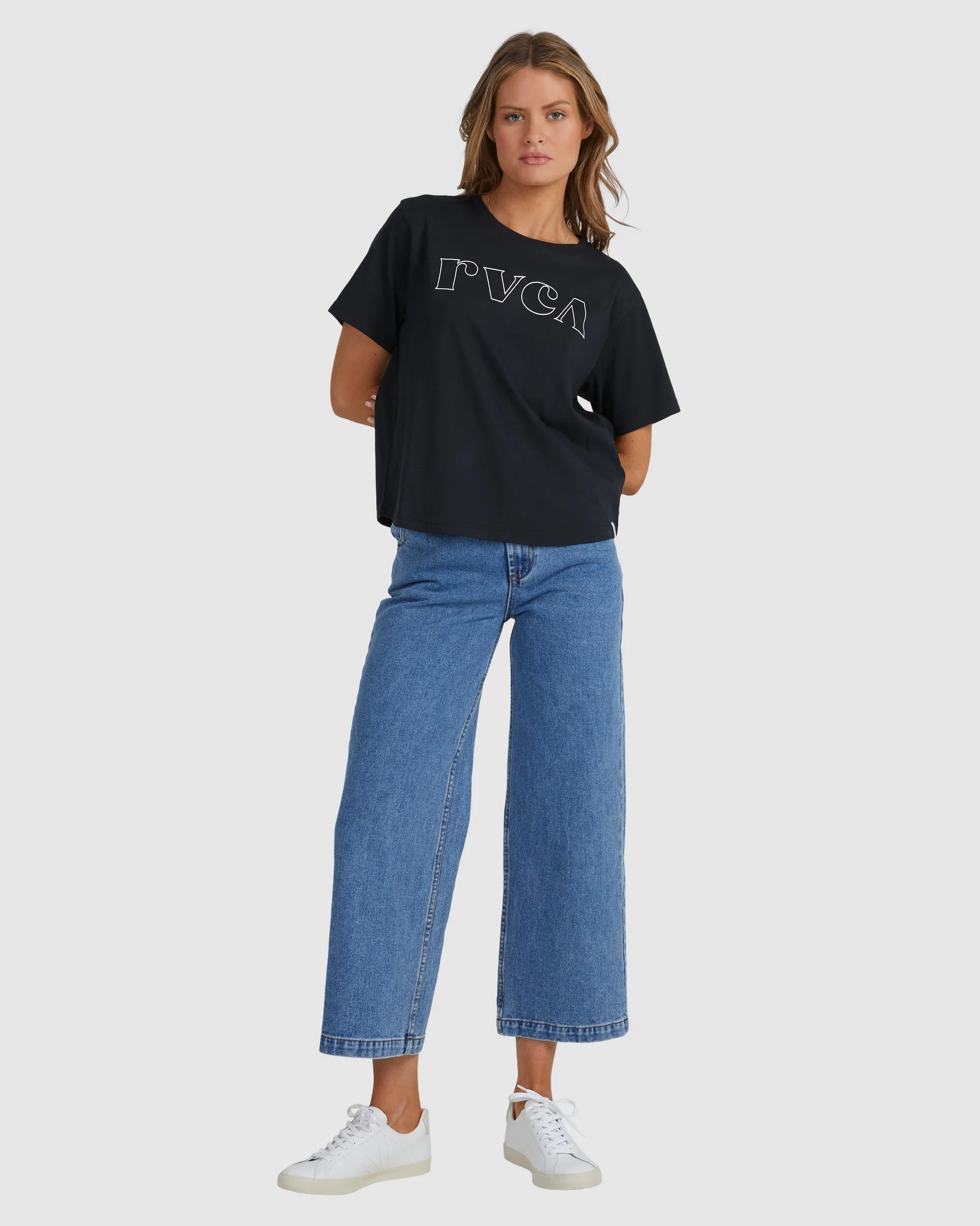 RVCA CURL KEYLINE TEE