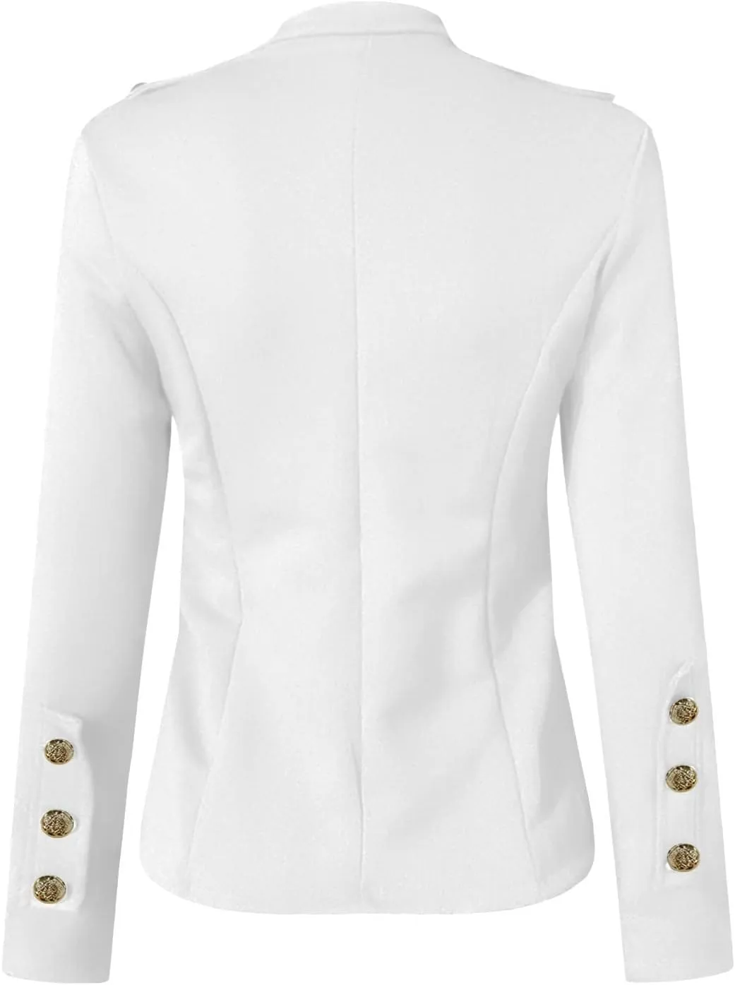 SHAOBGE Ladies Coats Winter Women Long Sleeve Casual Slim Top Button Stand Collar Solid Business Jacket 3 In1 Jacket