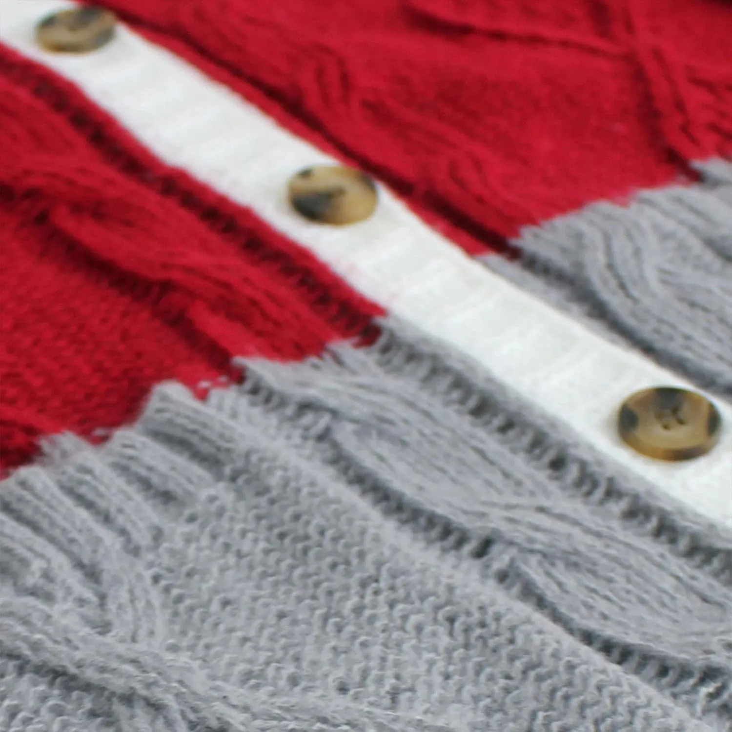 SHAOBGE Winter Clothes For Women Cardigan European And American Solid Color Mid Length Coarse Sweater Sweater