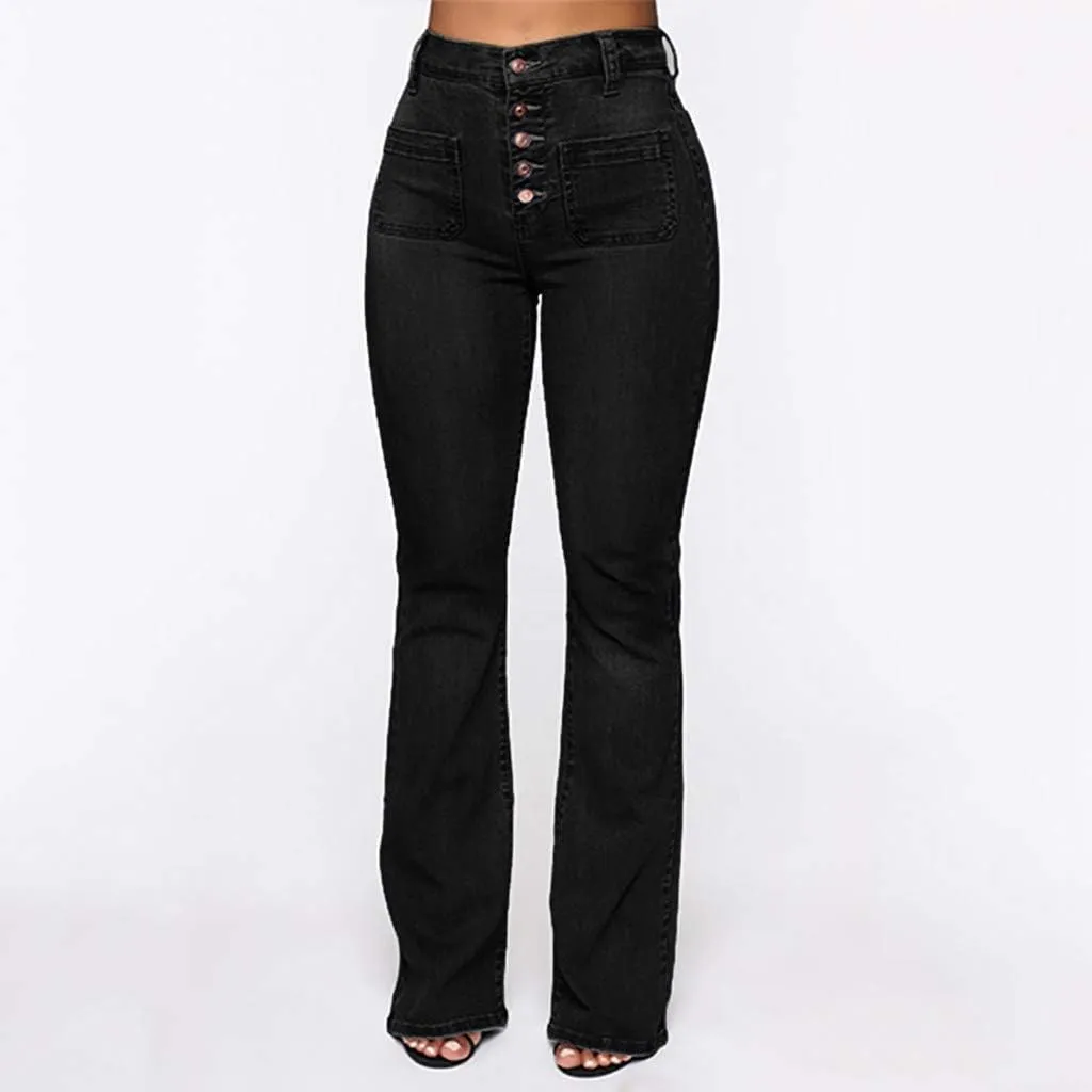 Skinny Jeans for Women Pants Waisted Trousers Jeans Lace Poket Denim Women's Jeans Skinny Jeans for Women Black