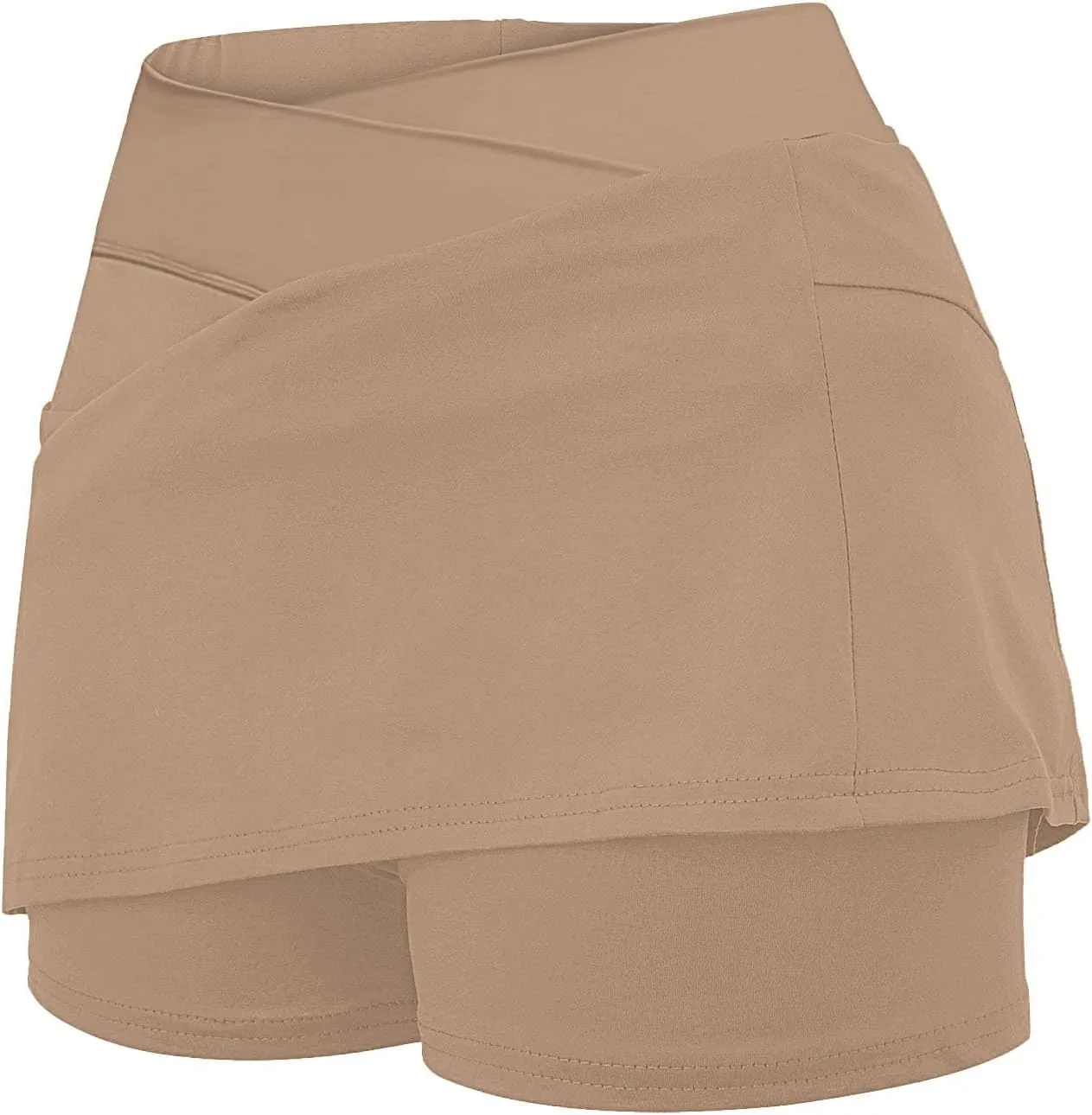 Skorts for Women with Pockets High Waist Tummy Control Womens Yoga Shorts Casual Athletic Tennis Mini Short Skirts