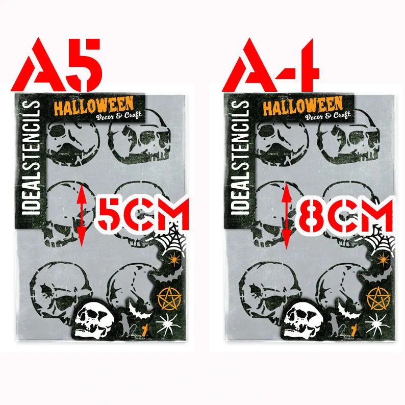 Skulls Craft Art Stencil