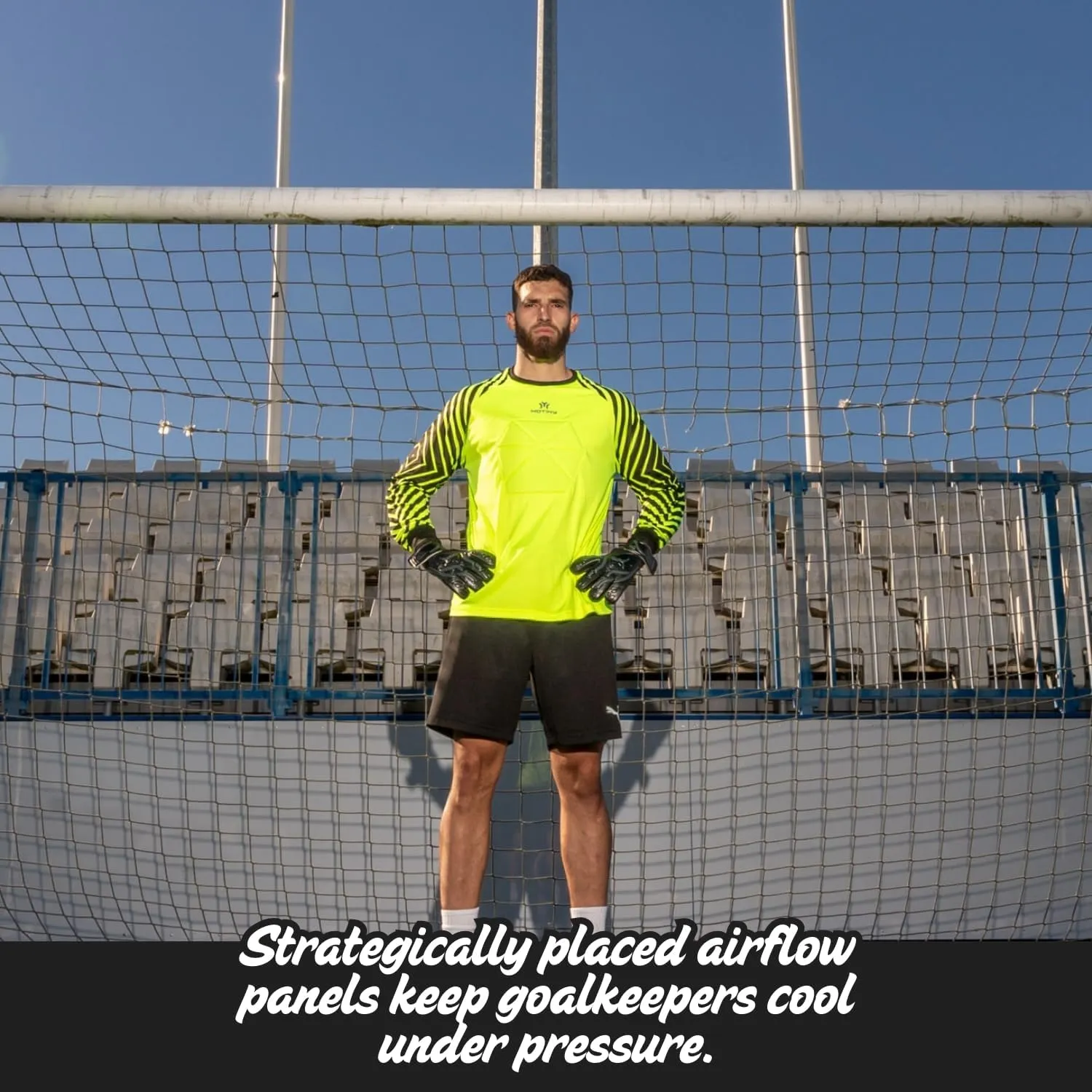 Soccer Goalie Jersey - Pro Series - Chest & Elbow Padded - Quick-Dry Fabric - Ergonomic Fit - Enhanced Durability