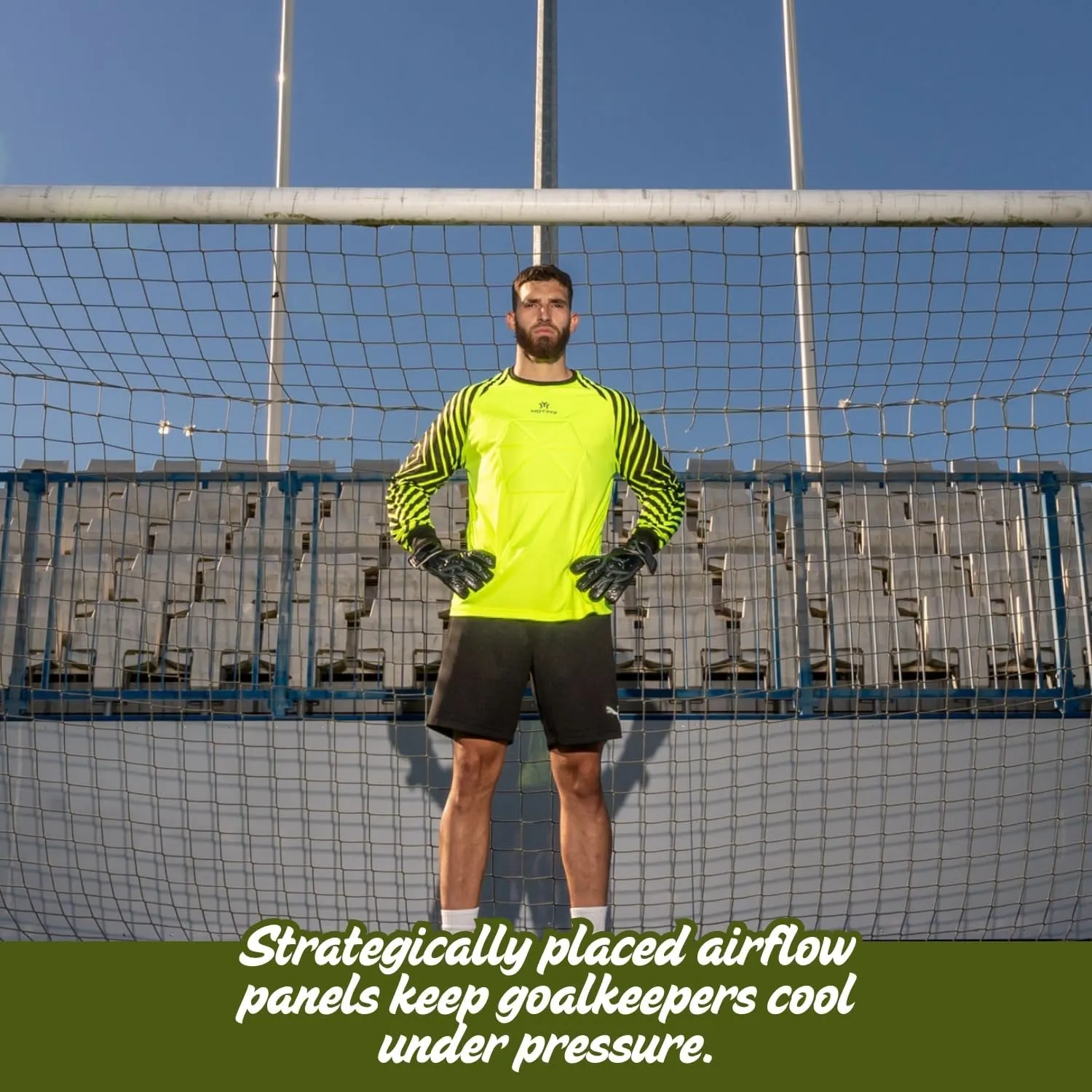 Soccer Goalie Jersey - Pro Series - Chest & Elbow Padded - Quick-Dry Fabric - Ergonomic Fit - Enhanced Durability
