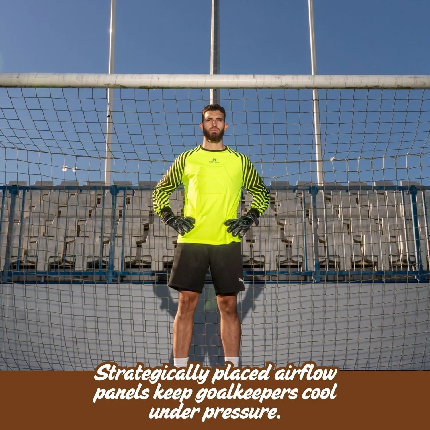 Soccer Goalie Jersey - Pro Series - Chest & Elbow Padded - Quick-Dry Fabric - Ergonomic Fit - Enhanced Durability