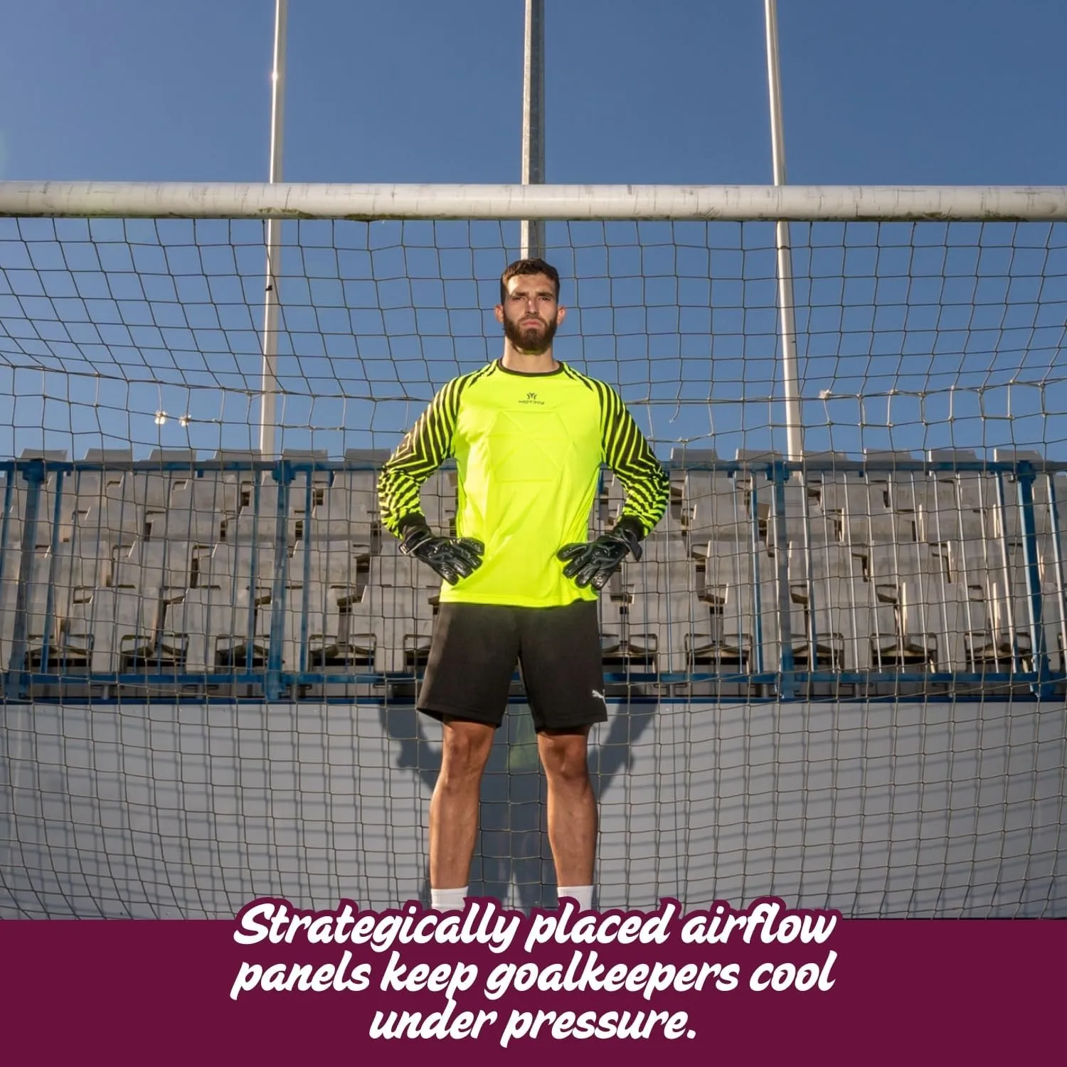 Soccer Goalie Jersey - Pro Series - Chest & Elbow Padded - Quick-Dry Fabric - Ergonomic Fit - Enhanced Durability