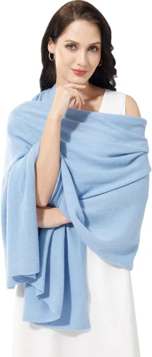 Soft Cashmere Blend Wrap Chic Scarf Stole for Women Wayfarer Travel Extra Large 87"x28"