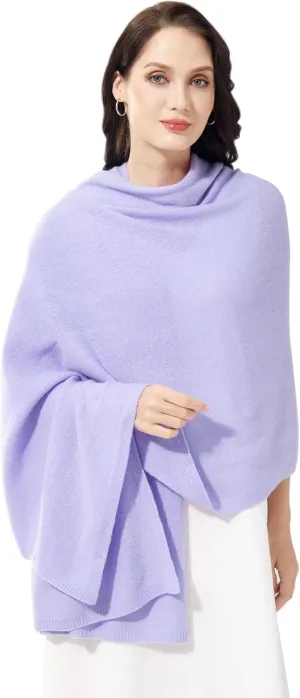 Soft Cashmere Blend Wrap Chic Scarf Stole for Women Wayfarer Travel Extra Large 87"x28"