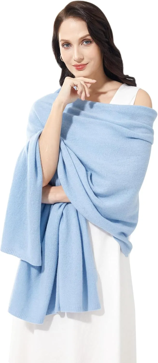 Soft Cashmere Blend Wrap Chic Scarf Stole for Women Wayfarer Travel Extra Large 87"x28"