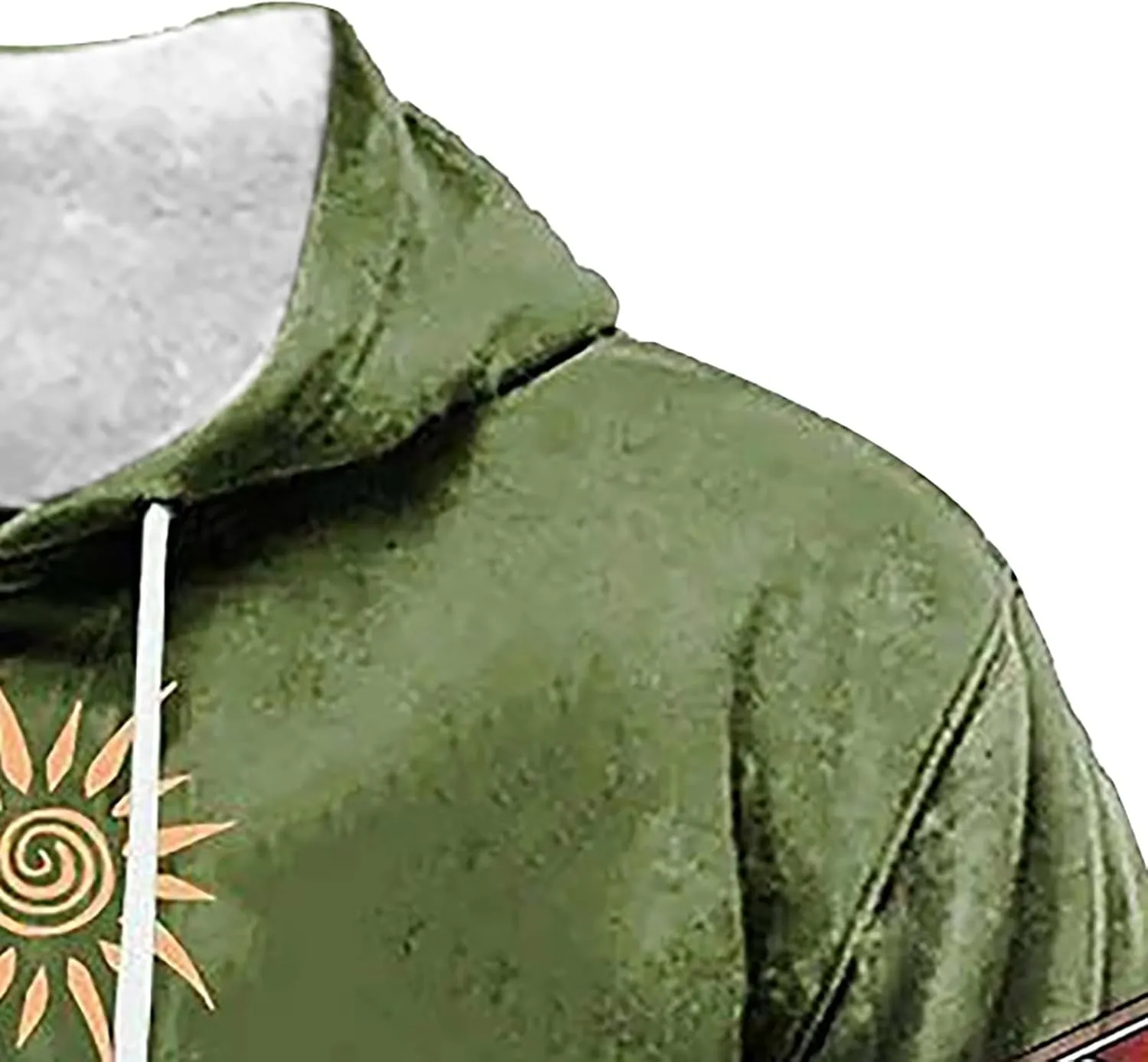 Solid Hoodie Pullover Sweater Mens Autumn And Winter Loose Plus Size Hooded Pullover Sweater Knit Sweatshirt with
