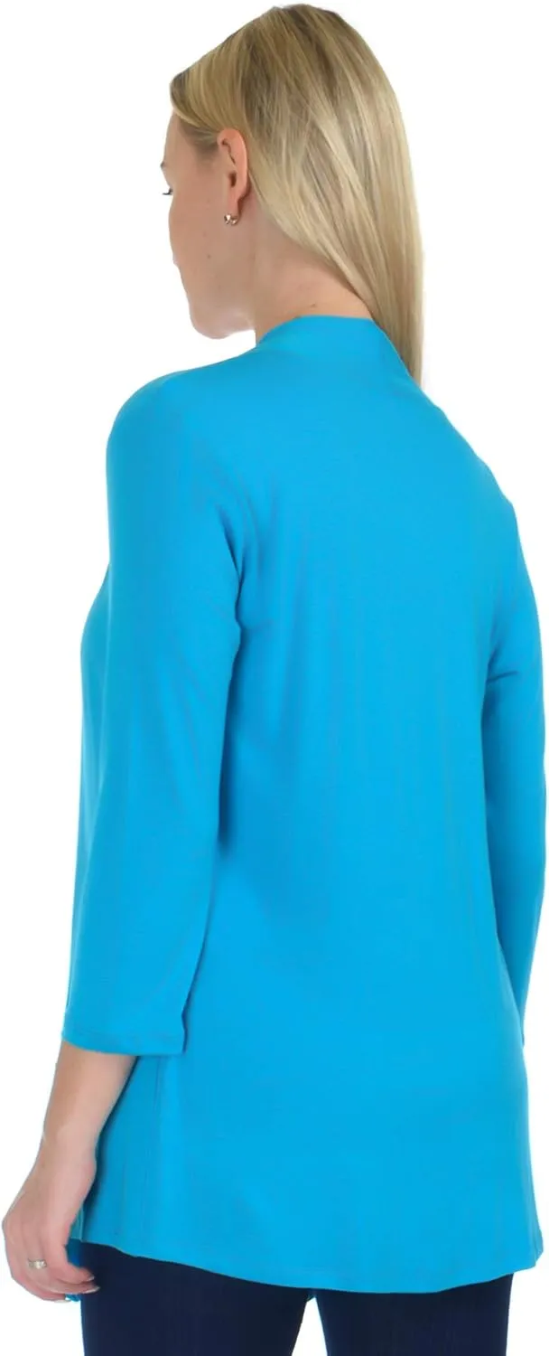 SR Women's Plus Size Basic Various Sleeve Open Cardigan (Size: 1X-5X)