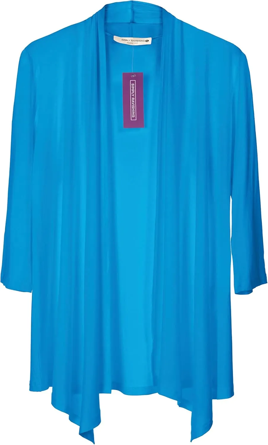 SR Women's Plus Size Basic Various Sleeve Open Cardigan (Size: 1X-5X)