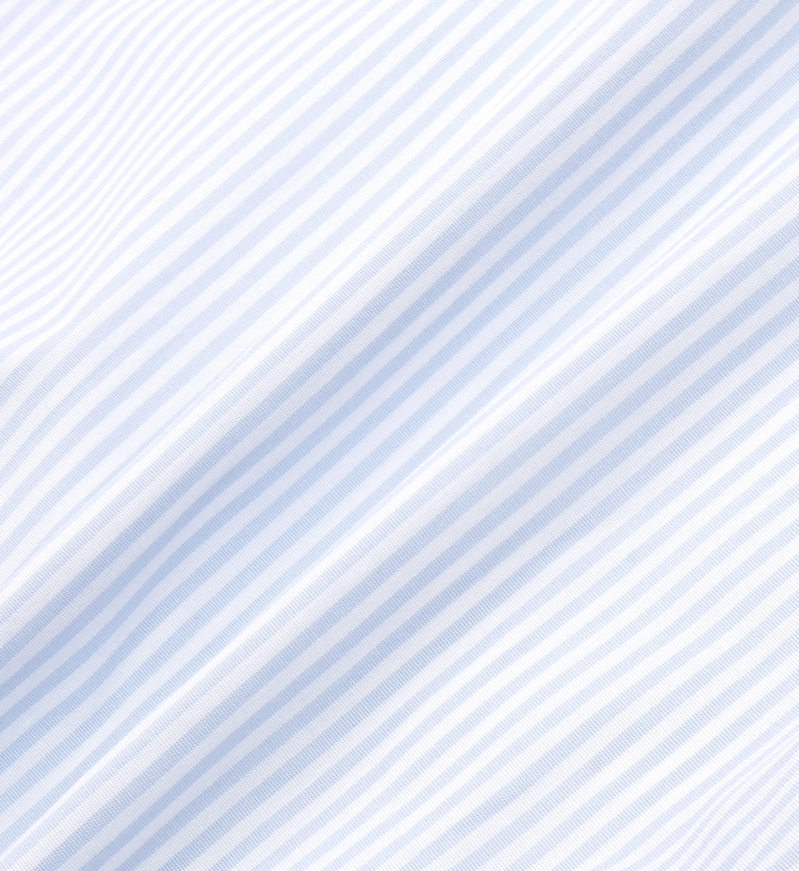 SRC Cropped Shirt - White/Light Blue