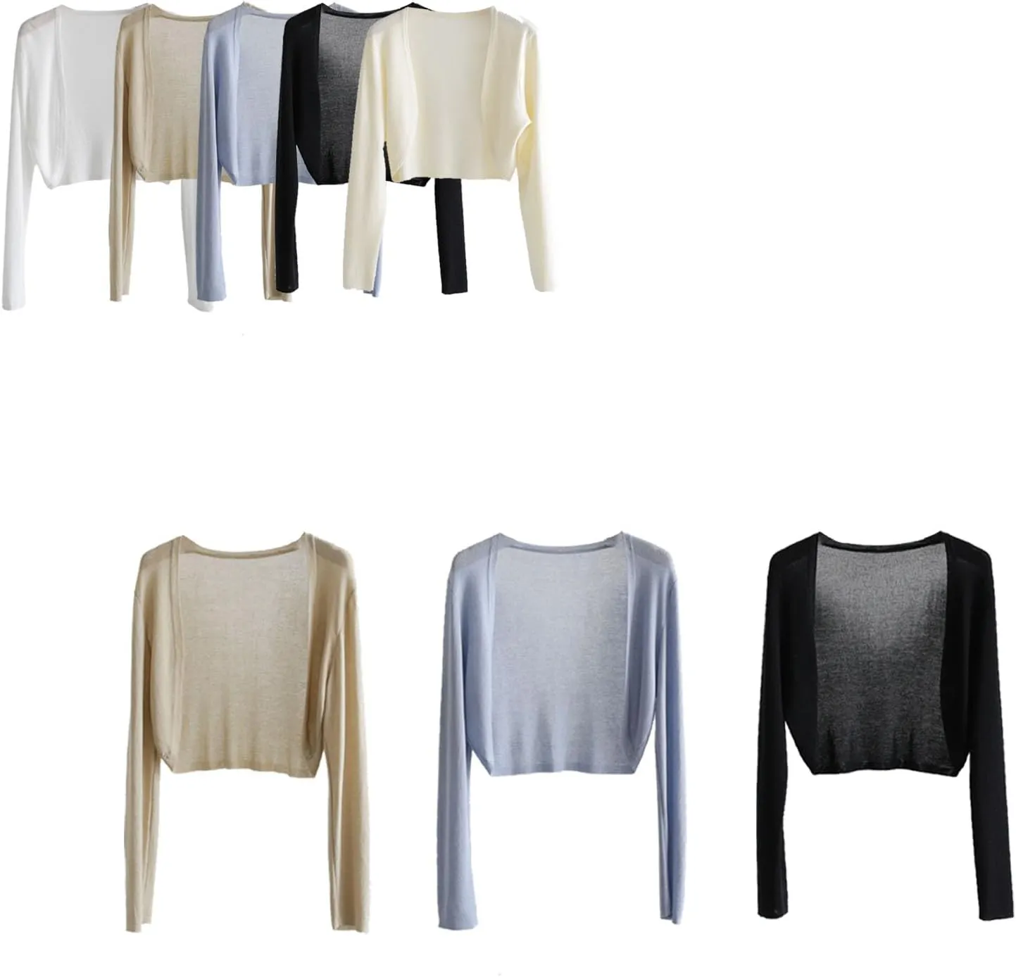 Sun Knit Cardigan Women's Thin Ice Silk Coat Shawl Air-Conditioned Shirt with Slip Skirt