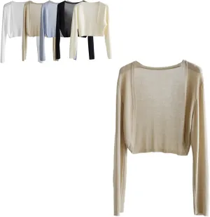 Sun Knit Cardigan Women's Thin Ice Silk Coat Shawl Air-Conditioned Shirt with Slip Skirt,Ice Silk Shirt Skin-Friendly