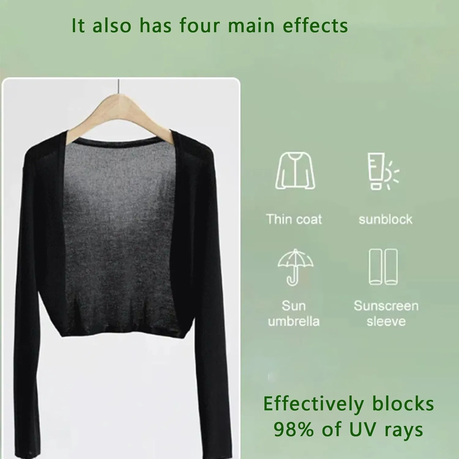Sun Knit Cardigan Women's Thin Ice Silk Coat Shawl Air-Conditioned Shirt with Slip Skirt,Ice Silk Shirt Skin-Friendly